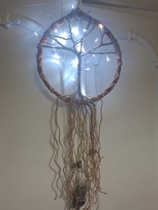 Hand made Dreamcatcher 2. With tree of life and lights